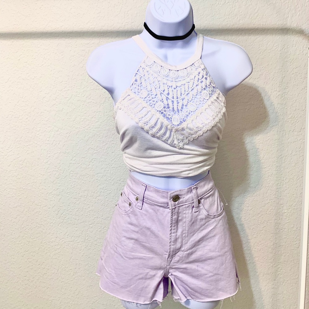 High waisted GAP denim shorts